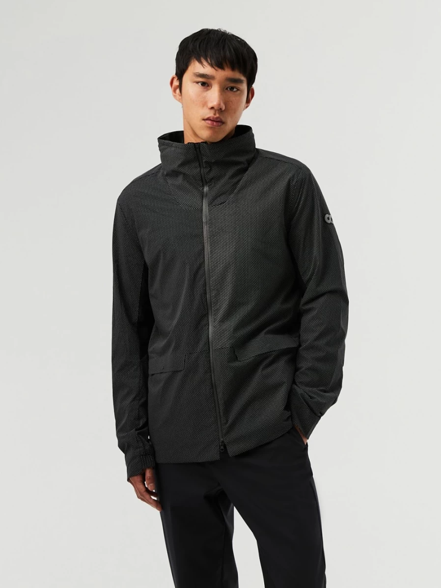 AlphaTauri Women's Heatable Water-Resistant Jacket in Black & Grey - Winter Warmth & Weather Protection