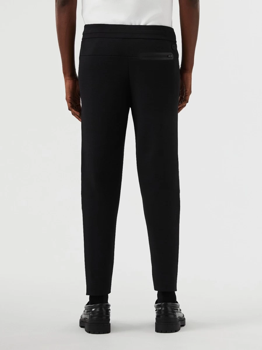 AlphaTauri Men's Black Performance Knit Cropped Pants