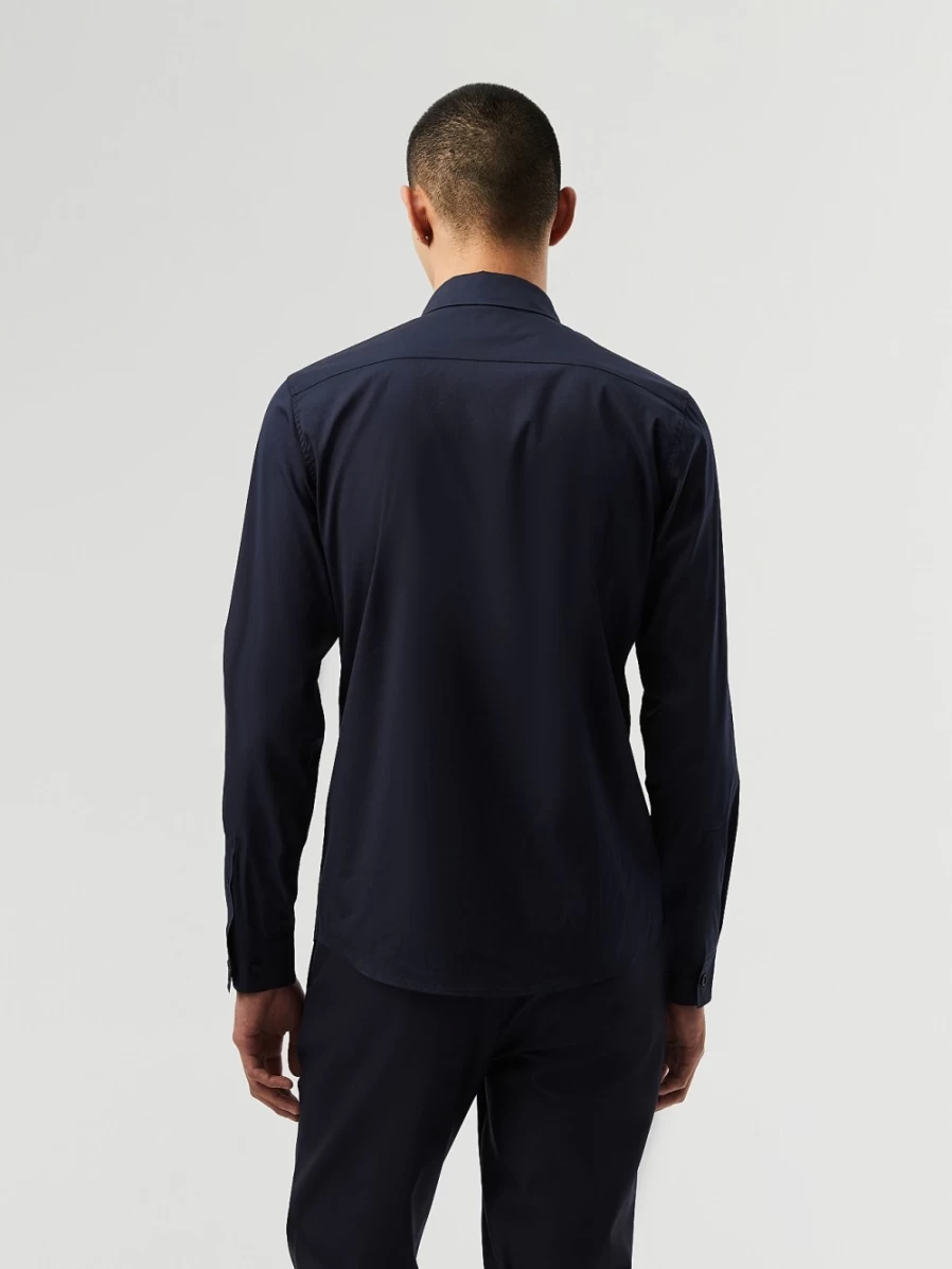 AlphaTauri Men's Navy Easy Care Shirt - Comfort & Style