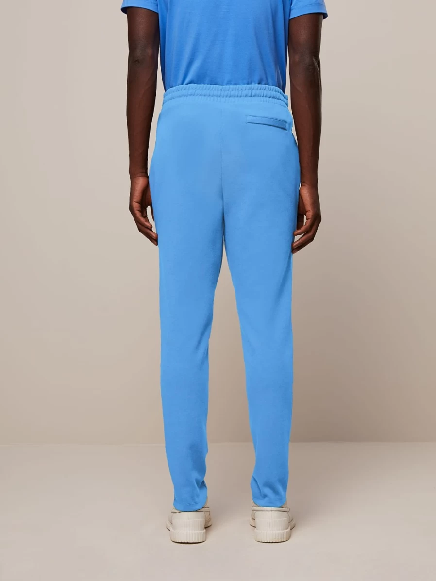 "AlphaTauri Men's Sky Blue Relaxed-Fit Joggers | Comfortable Casual Pants"