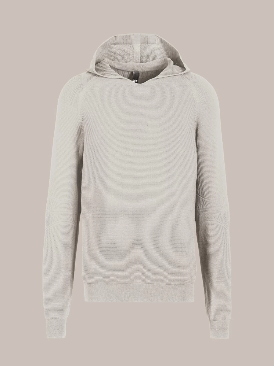 AlphaTauri Men's Sand Seamless 3D Performance Knit Hoodie