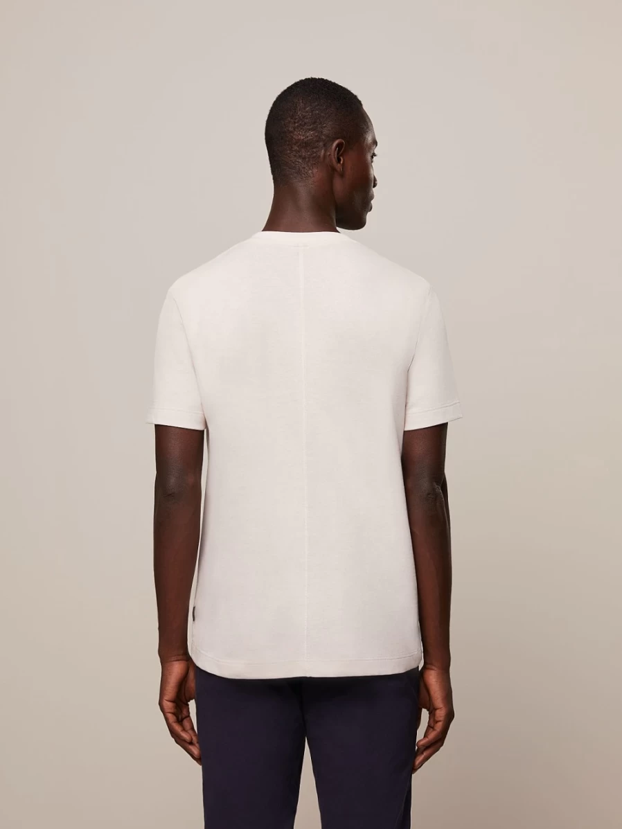 AlphaTauri Men's Oversized Off White Logo T-Shirt