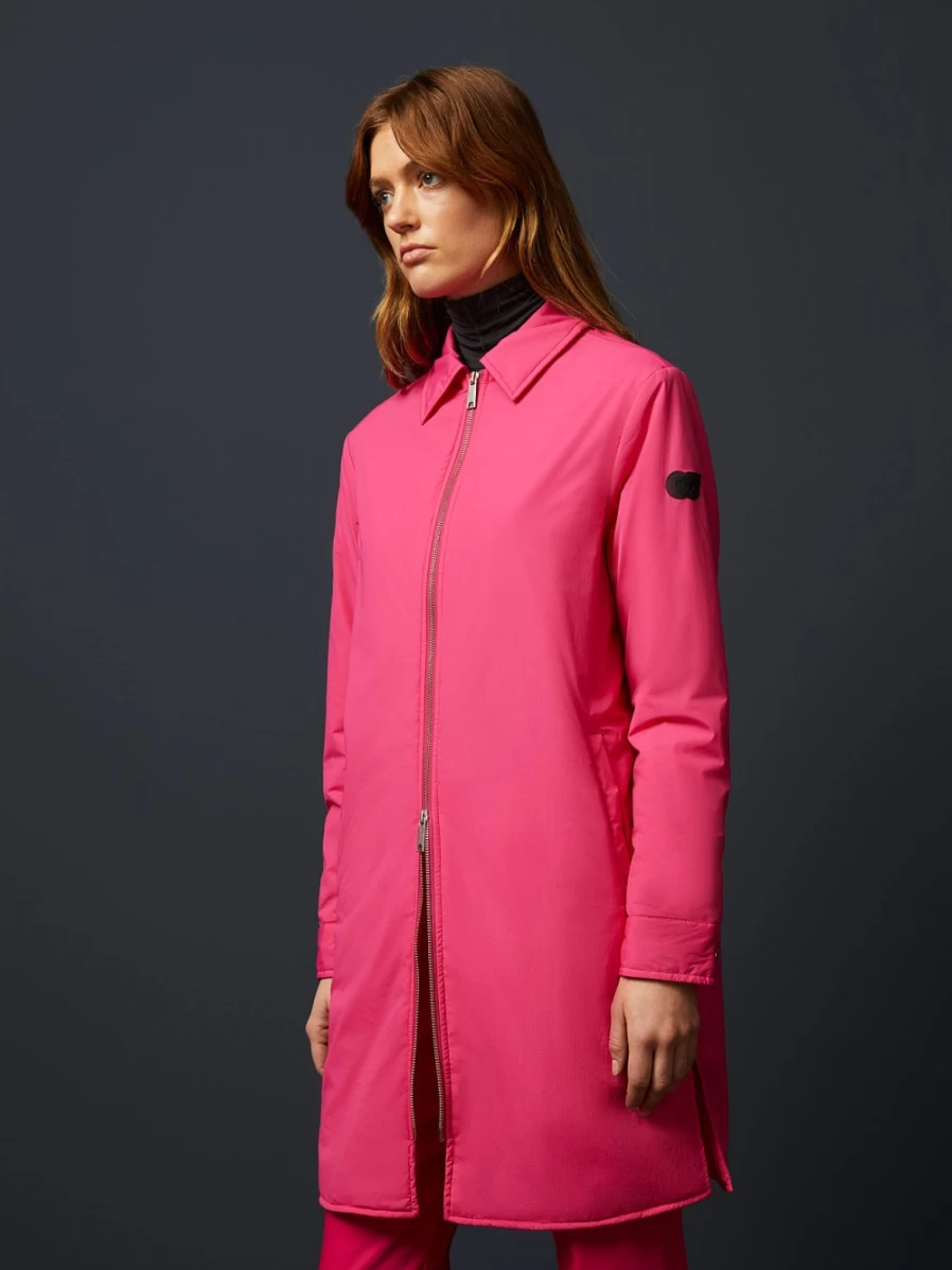 AlphaTauri Women's Pink Long Primaloft® Jacket - Lightweight Insulated Winter Coat