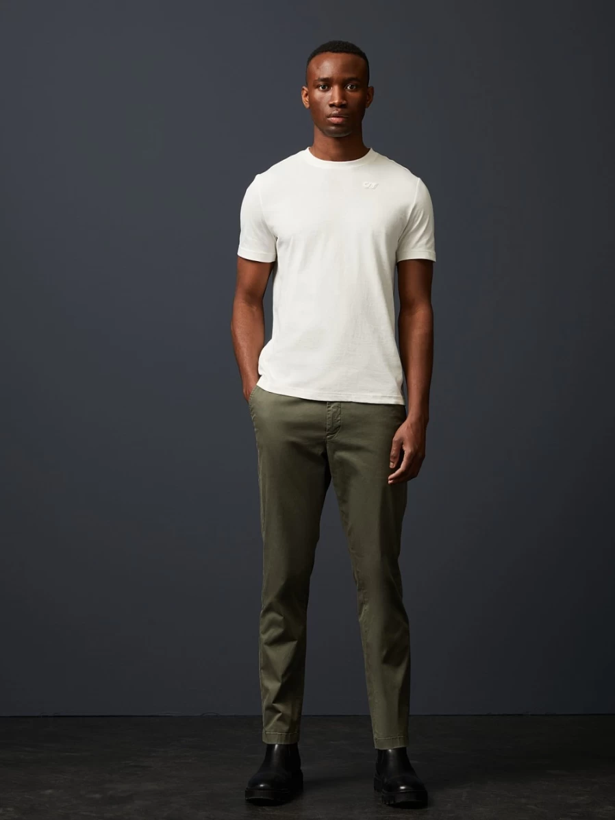 AlphaTauri Men's Green Cotton Chino Pants - Classic Comfort Fit