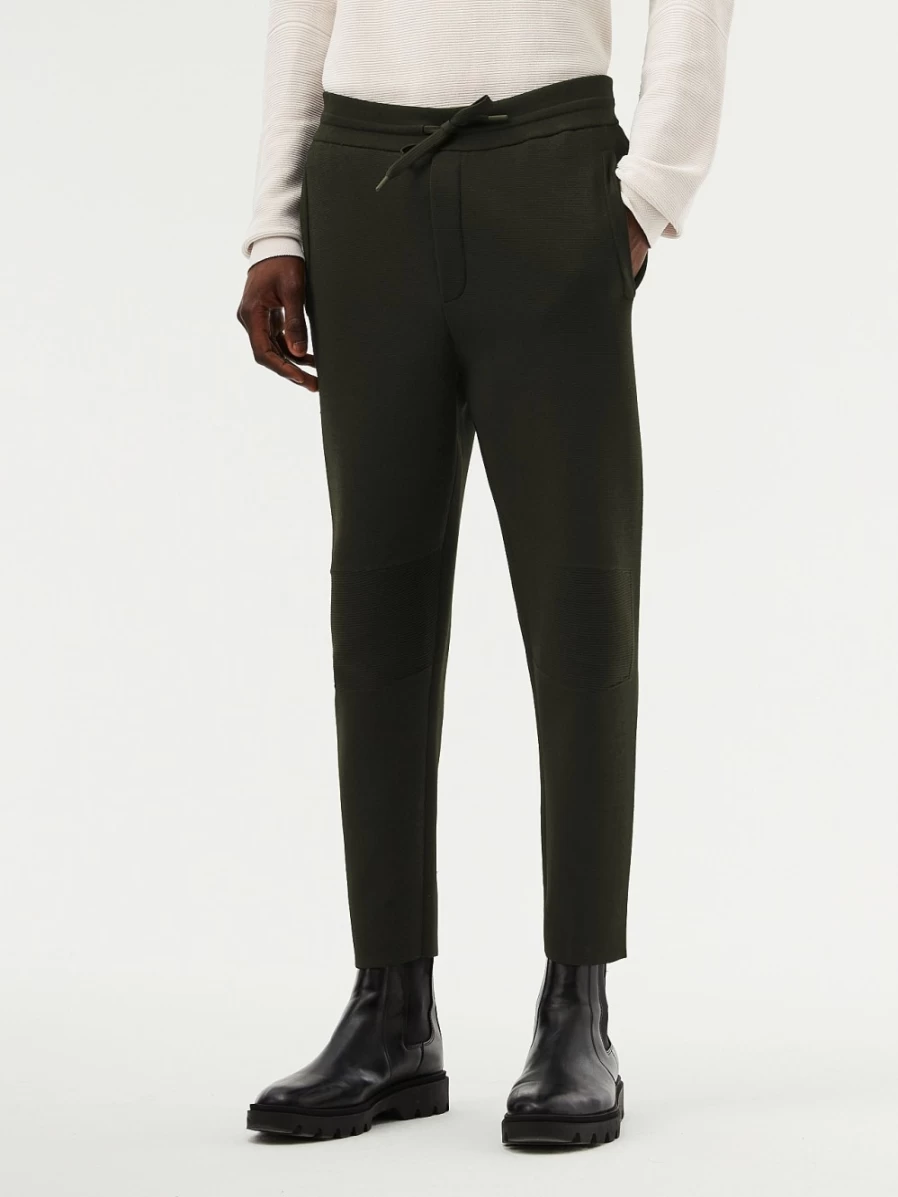 AlphaTauri Men's Dark Green Performance Knit Cropped Pants