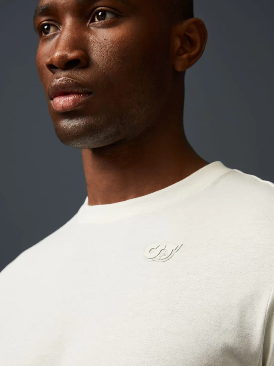 AlphaTauri Men's Off White Cotton T-Shirt