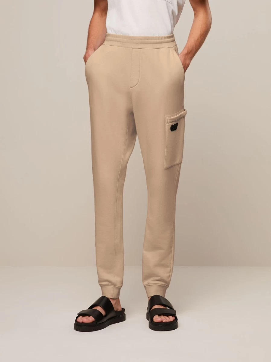 AlphaTauri Men's Sand Cargo Joggers - Comfortable & Stylish Utility Pants