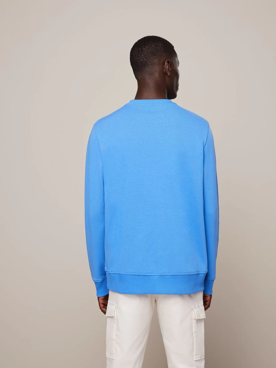 AlphaTauri Men's Sky Blue Signature Logo Sweatshirt