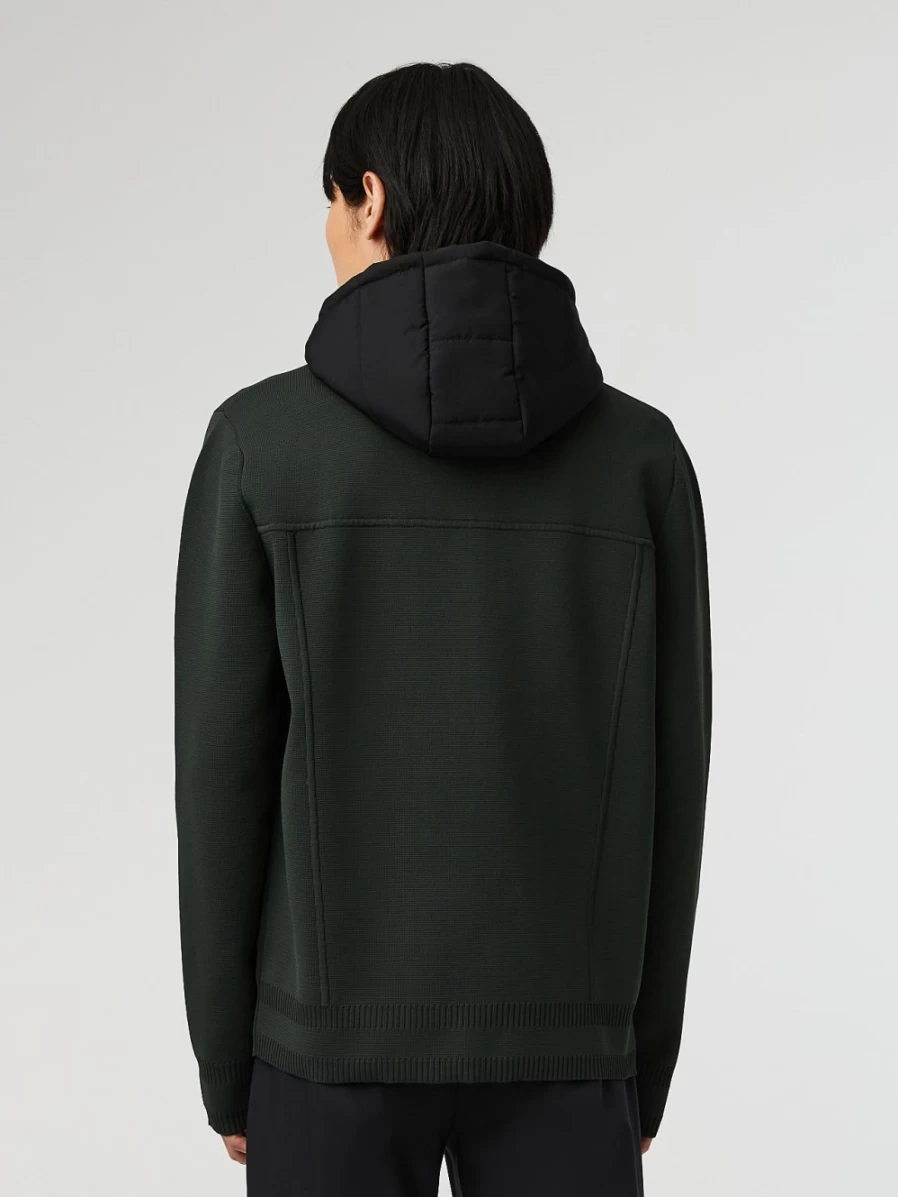 AlphaTauri Men's Dark Green Performance Knit Jacket - Lightweight Athletic Outerwear