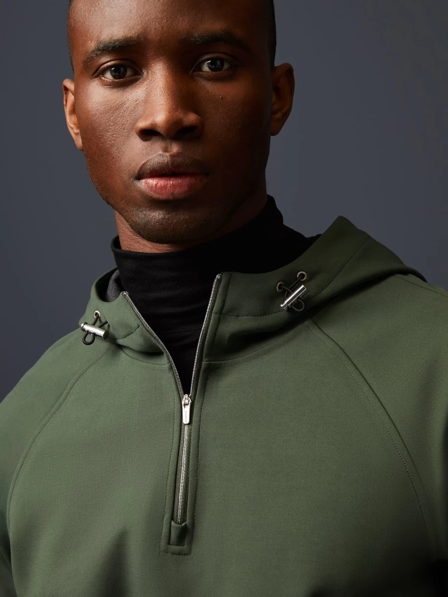 AlphaTauri Men's Green Waterproof Taurobran® Hoodie