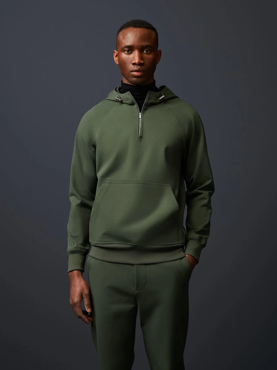 AlphaTauri Men's Green Waterproof Taurobran® Hoodie