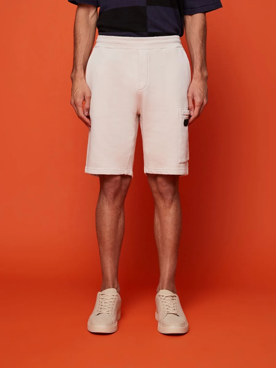 AlphaTauri Men's Off White Cargo Sweatshorts - Comfortable Casual Shorts