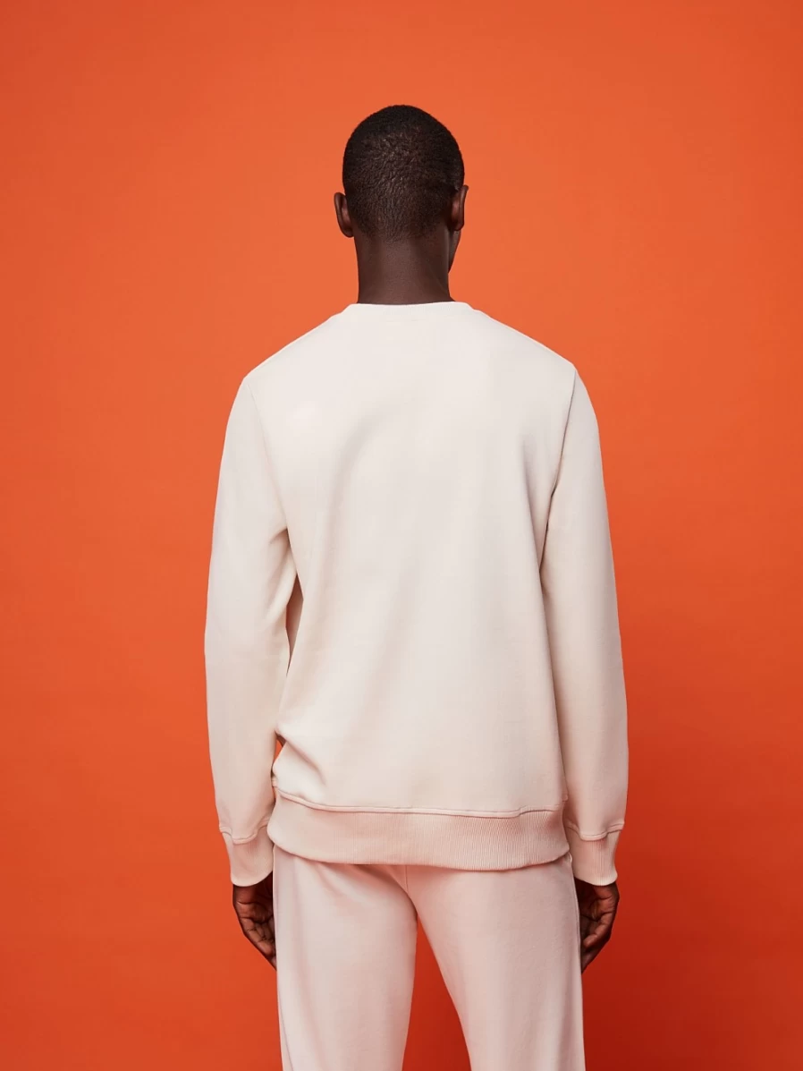 AlphaTauri Men's Off White Signature Logo Sweatshirt