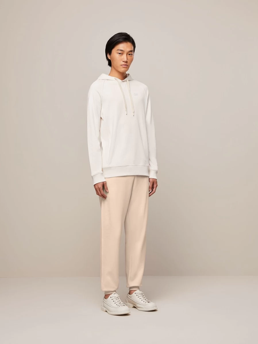 AlphaTauri Men's Heavyweight Hoodie in Off White - Premium Comfort & Style