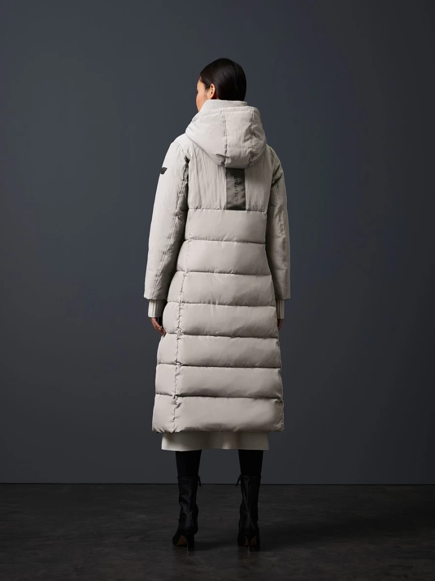 AlphaTauri Women's Sand Primaloft® Maxi Padded Coat - Lightweight Winter Jacket