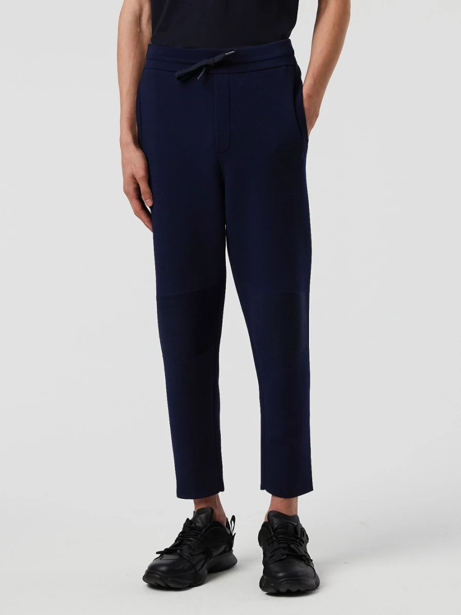 AlphaTauri Men's Navy Performance Knit Pants - Comfortable & Stylish Athletic Trousers