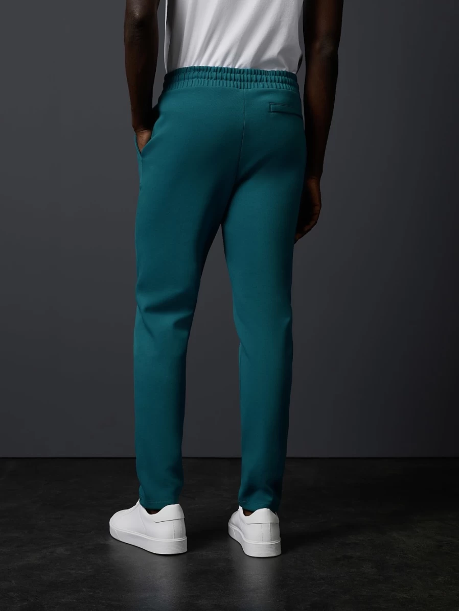 AlphaTauri Men's Relaxed-Fit Joggers in Petrol - Comfortable Casual Pants