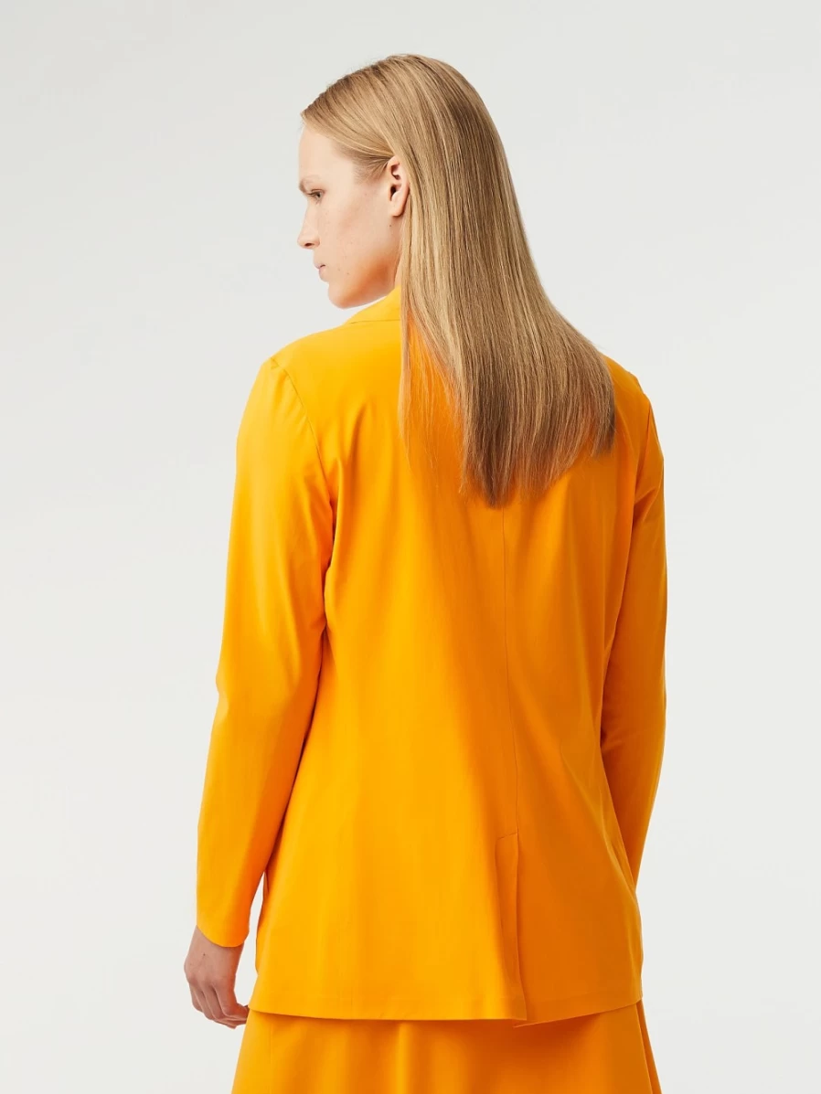 AlphaTauri Women's Warm Yellow Power Stretch Jersey Blazer – Comfortable & Stylish Outerwear