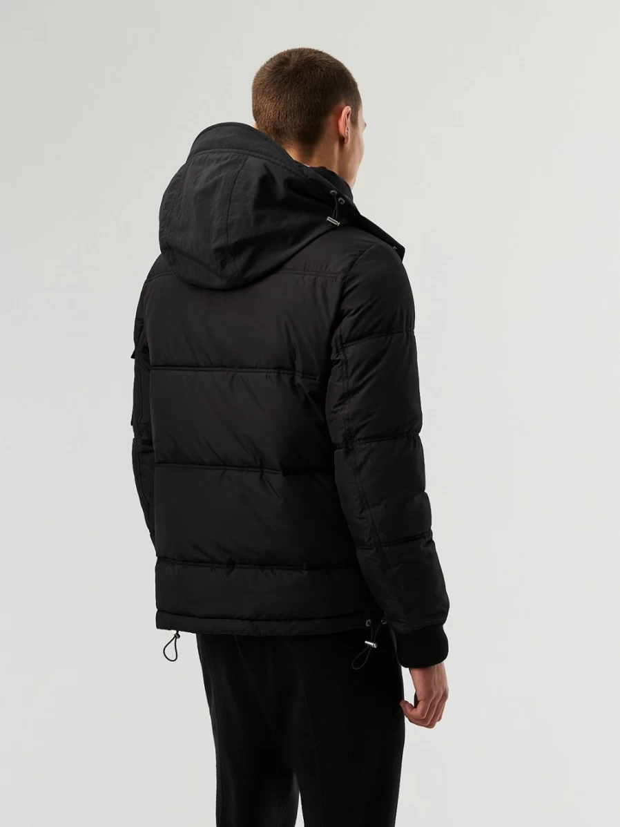 AlphaTauri Men's Black Primaloft® Puffer Jacket - Lightweight Insulated Winter Coat