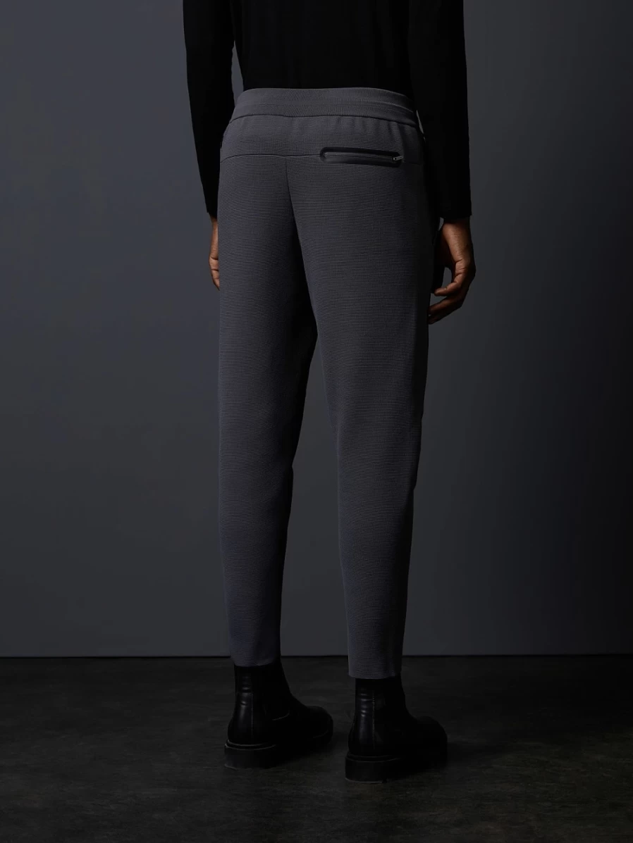 AlphaTauri Men's Grey Performance Knit Cropped Pants