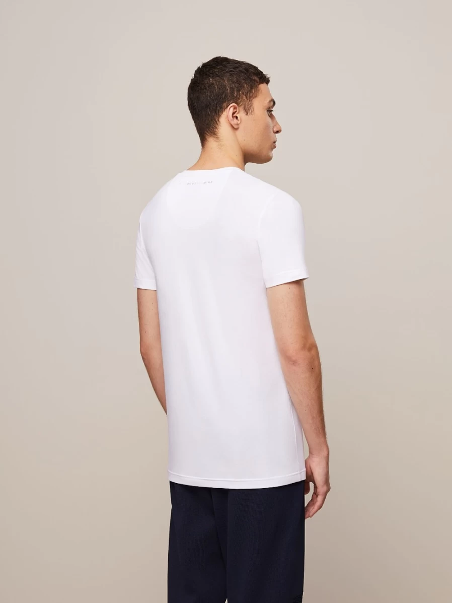 AlphaTauri Men's Classic Taurex® V-Neck T-Shirt - White