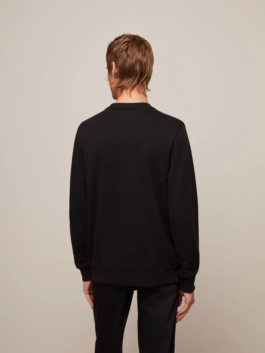 AlphaTauri Men's Black Signature Logo Sweatshirt