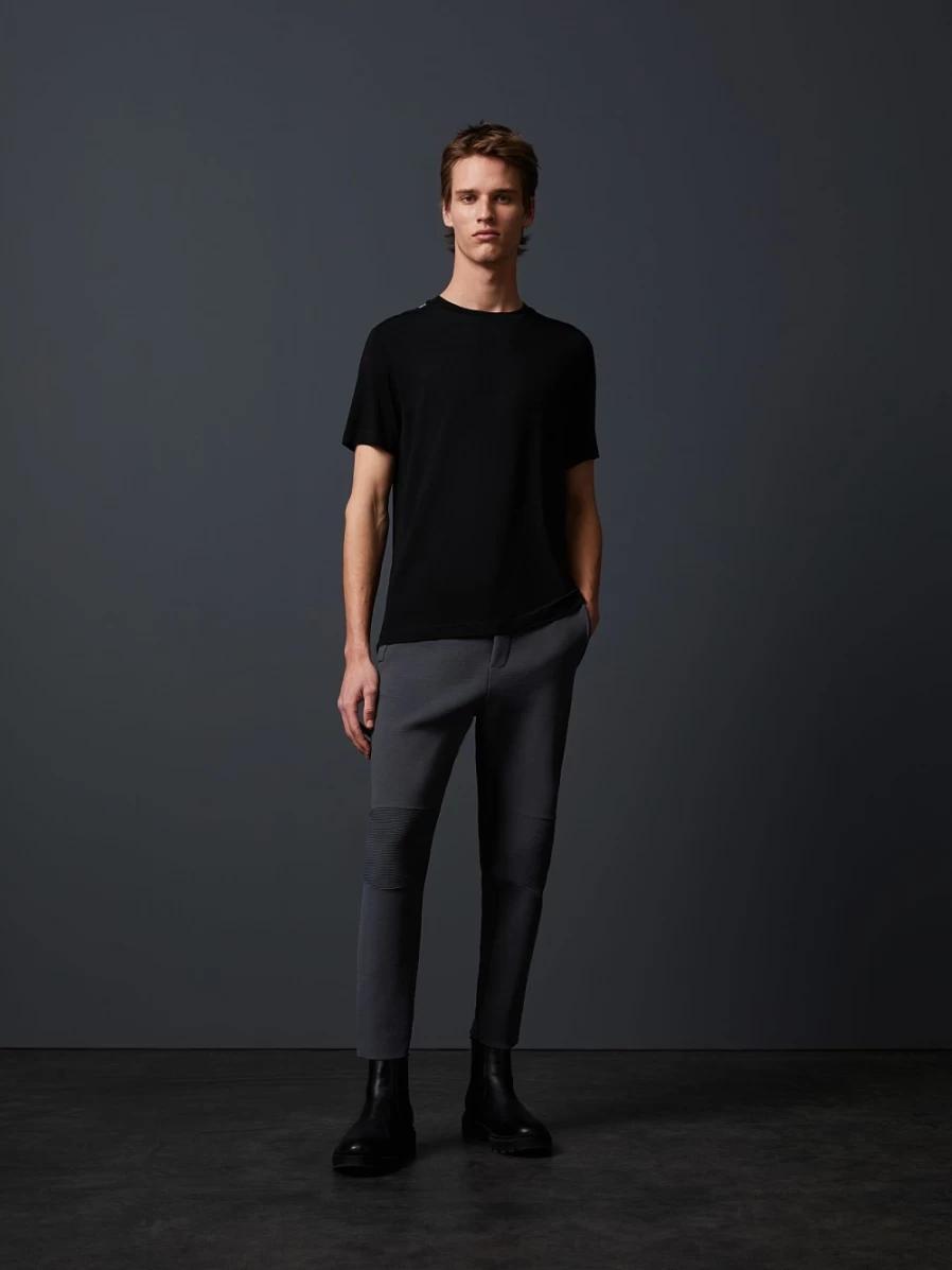 AlphaTauri Men's Black Lightweight Viscose T-Shirt