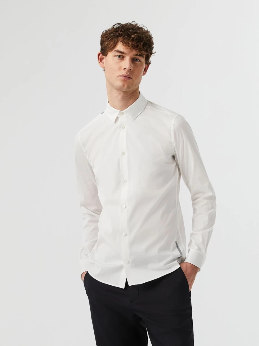 AlphaTauri Men's Easy Care White Shirt - Comfort & Style