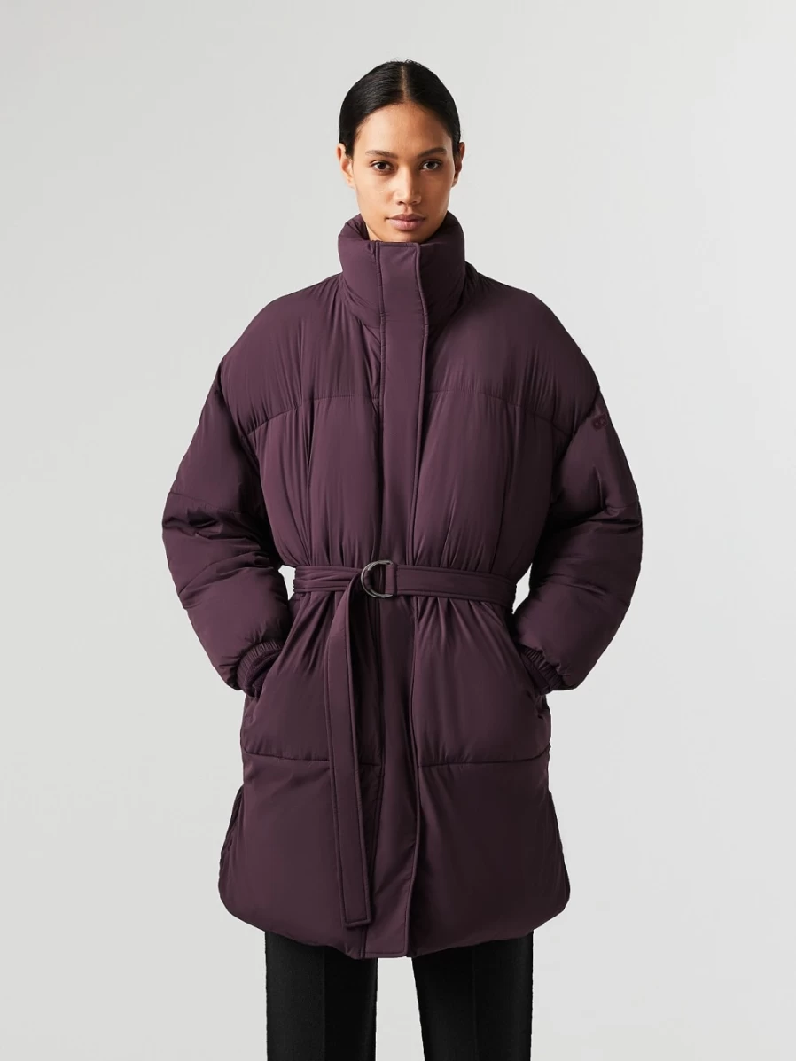 AlphaTauri Women's Lightweight Primaloft® Insulated Coat in Plum