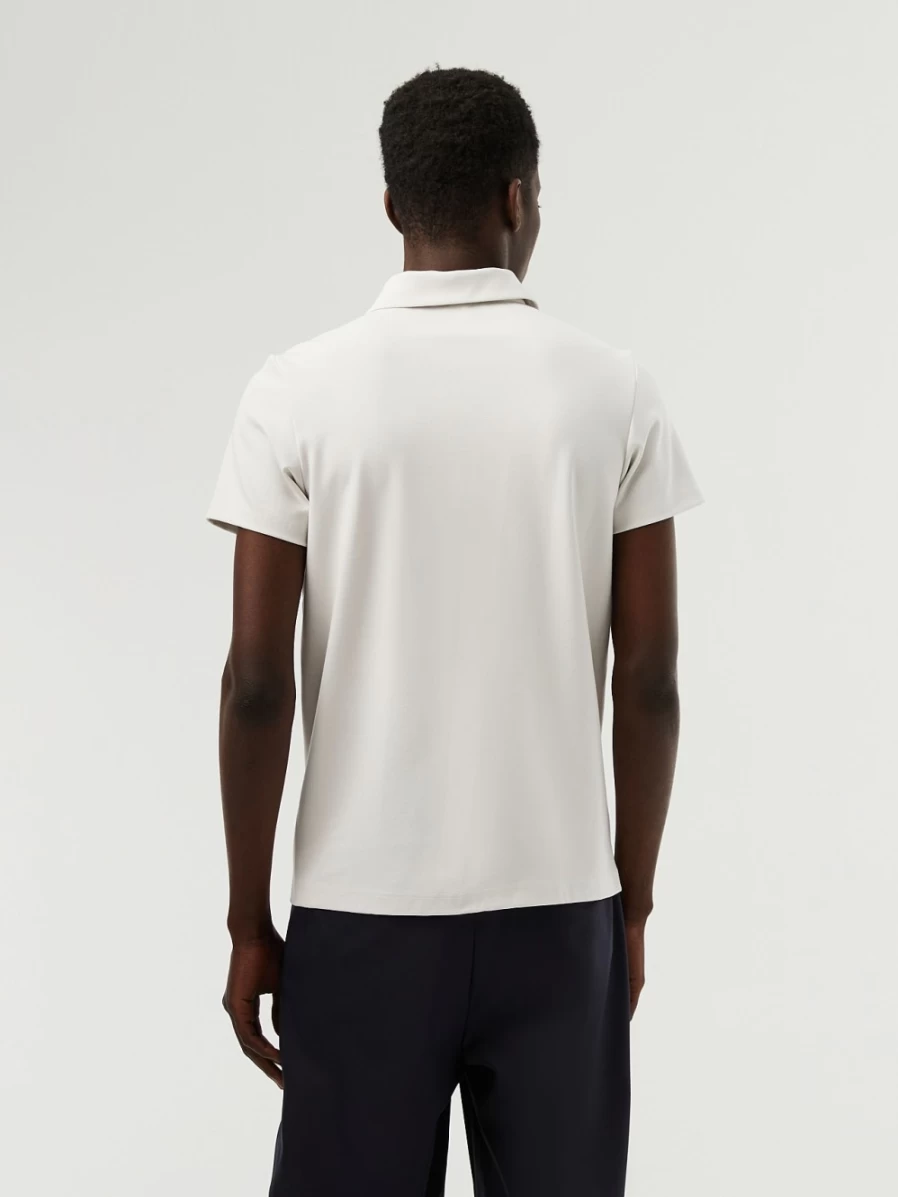 AlphaTauri Men's White Jersey Polo Shirt - Classic Fit Casual Top